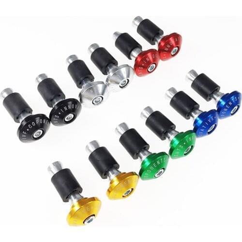 Motorcycle Handle Bar End Weight Handlebar Grips Cap Anti Vibration Silder Plug For Yamaha Kawasaki honda Dirt Bike Parts