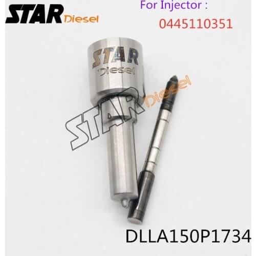 STAR Diesel Auto Repair Kits DLLA150P1734 DLLA 150P 1734 Common Rail Injector Nozzle Tip DLLA 150 P 1734 For 0445110351