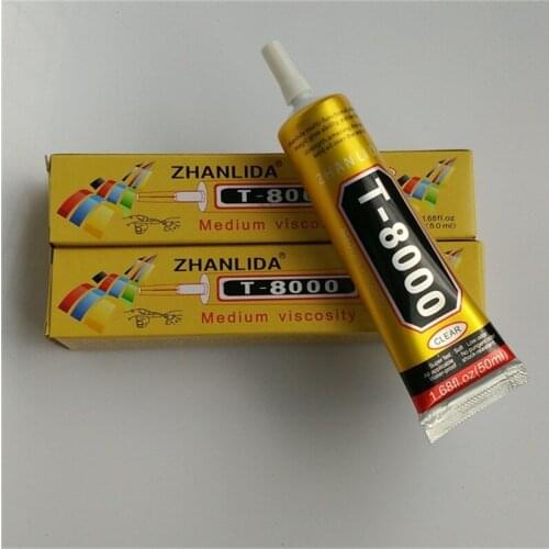 10pcs 50ml T-8000 needle type mobile phone screen clear glue DIY craft jewelry drill beauty drill epoxy resin adhesive Wholesale