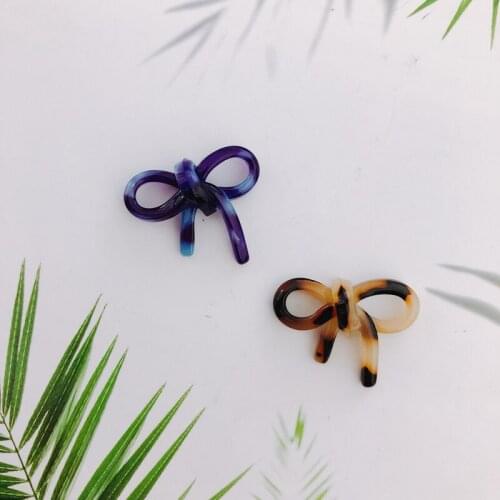 2Pieces/lot Plastic Bow bead capsearings fashion jewelryconnectors for jewelrymakingjewelry making suppliesOther