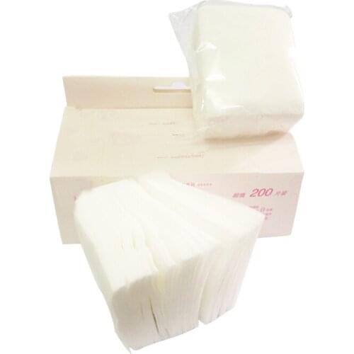 200pcs Make up Facial Cotton Pads Facial Cosmetic Puff Necessaire Organic Cotton Eye Clean Cleansing Pads Makeup tool accessory