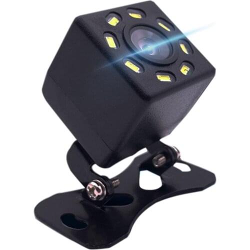 DC 12V Car Rear View Camera 8 LED Night Vision Reversing Auto Parking Monitor IP67 Waterproof 170 Degree HD Video NTSC Image