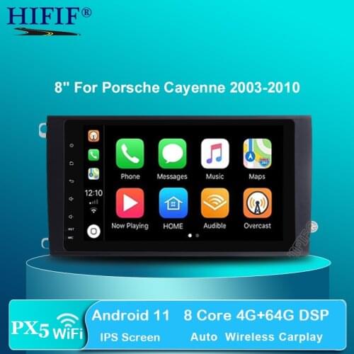 Android 10 2G CAR GPS For Porsche Cayenne 2002-2009 multimedia player Audio stereo radio auto dvd screen navigation IPS no dvd