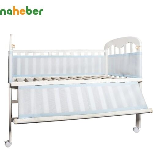 Baby Bed Bumper Breathable 3 Layers Mesh Crib Protector Baby Bedding Set Croth To The Cot 2 Pcs Lot Fit For All Size Crib Round