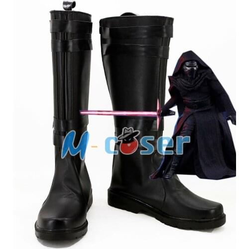 Star Cosplay Kylo Ren Boots Moive Jedi Costume Props Halloween Cosplay Shoes For Adult Men Euro Size