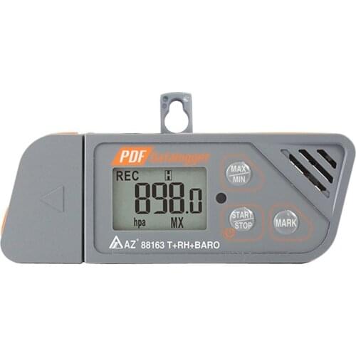 Digital AZ88163 Temp./RH/Baro USB 2.0 Recorder Temperate/ Humidity / Barometric Pressure Data Logger