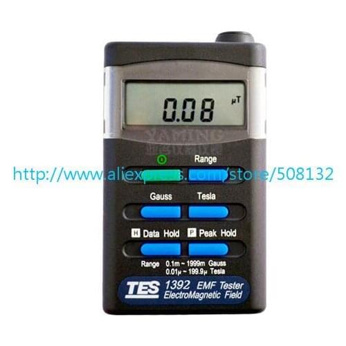 TES1392 Radiation Detectors EMF Gauss Field Meter Electromagnetic TES-1392