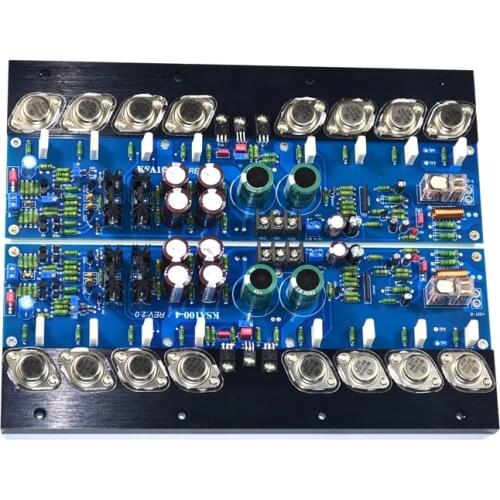Dual Channel Class A Pure Hi-End DIY FKSA100 Power Amplifier Board 300W*2 Refer To Fkerll Fever Hifi Rear Post Stage Amp