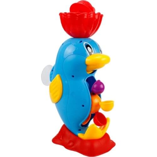 Y3NF Bath Toy Preschool New Born Baby Bathtub Water Toys Waterwheel Boys Girls Bathroom Set Duck, Hippocampus, Seal