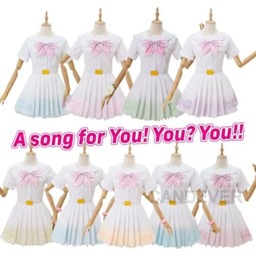 Anime Lovelive Love Live μs 8th A song For You Nico Kotori Tojo Umi Eli Hanayo Rin Kousaka Maki Dress Uniform Cosplay Costume