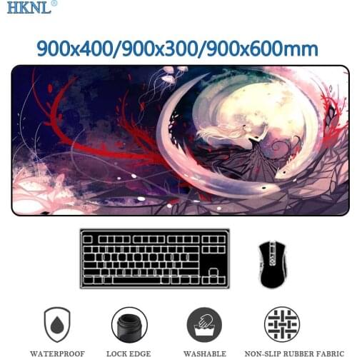 Anime Mouse Pad Japan Samurai Dragon Deskmat Gaming Carpet Gamer Mouse Mat Computer Table Memo Padpc Accessories for Boyfriend