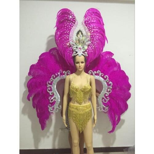 Lo spettacolo di danza copricapo di piume di accessori di abbigliamento La FESTA La Maschera IL Festival