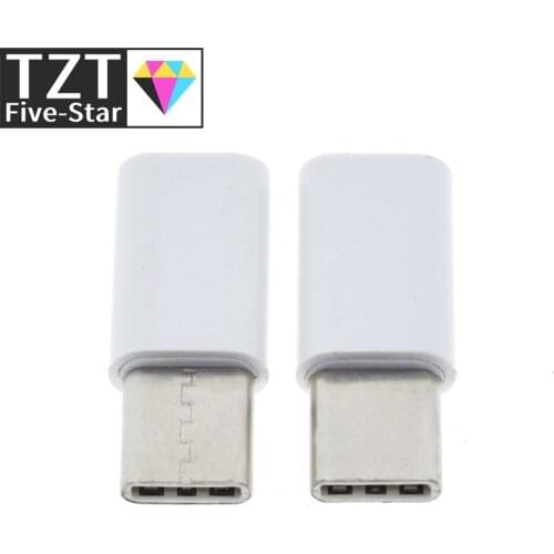 5pcs Mini Converter Micro Usb To Type C Jack Adapter For Phone Support Charging Transmission Type-C Splitter Wide Compatibility