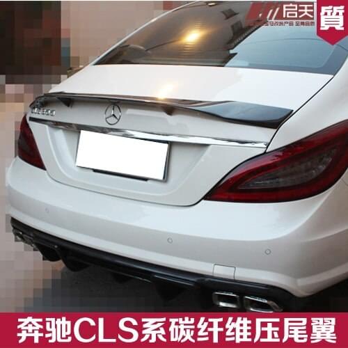 Fit for Mercedes-Benz cla cls300cls350 amg modified carbon fiber rear wing with rear spoiler wing