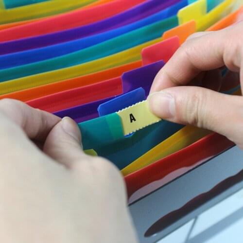 13/24 Pockets Expanding File Folder with Lid Accordion Office Document Organizer GDeals