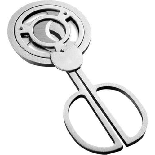 Stainless Steel Triple Blade Cuban Cigars Scissors Classic Cigar Cutter Guillotine Classic Gift