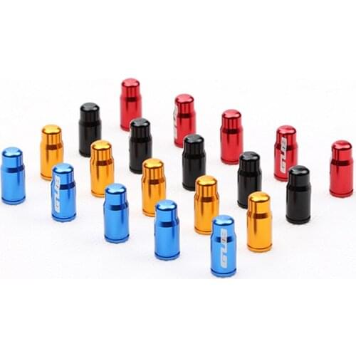 Bicycle Valve 2PCS Presta Valve Cap Mountain Bike Road Bike Cycle Valve Cap Ultra-light Aluminum Alloy Presta Valve Dust Cap