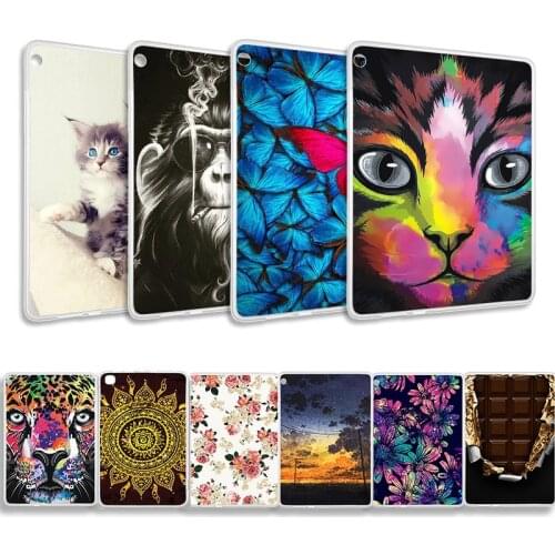 Waterproof 3D Painted Case For Lenovo M10 FHD REL Tablet Cover 10.1“ Inch Soft TPU Silicone M 10 FHD REL Luxury Surface Case