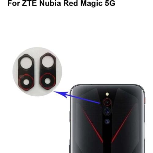 High quality for ZTE Nubia Red Magic 5G Back Rear Camera Glass Lens test good Magic5G NX659J Parts for Nubia RedMagic 5G