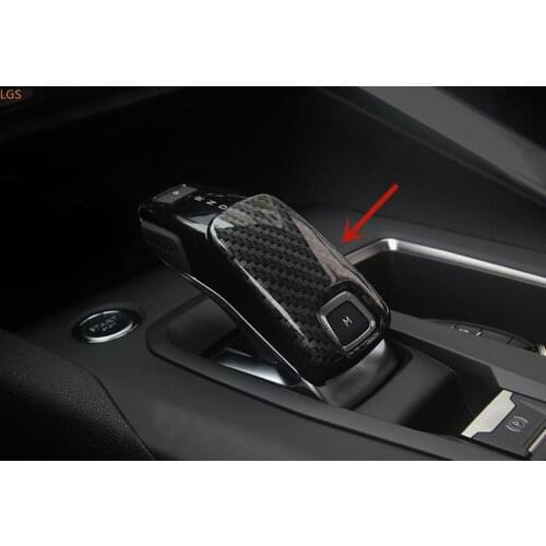 For Peugeot 4008 5008 2017-2019 High-quality ABS Chrome Gearshift head decoration Patch Anti-scratch protection Car styling