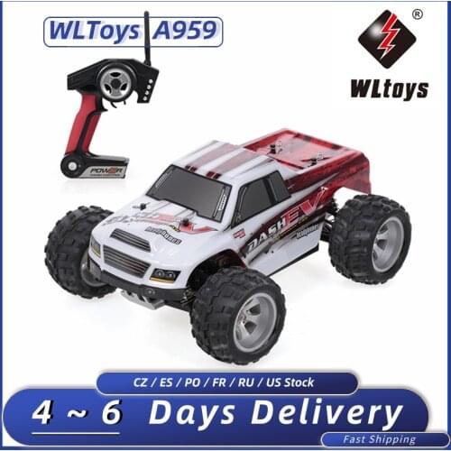 WLtoys Original A979-B 2.4G 4WD 1/18 RC Car 70KM/H High Speed Electric Full Proportional Big Foot RC Crawler RTR Overseas