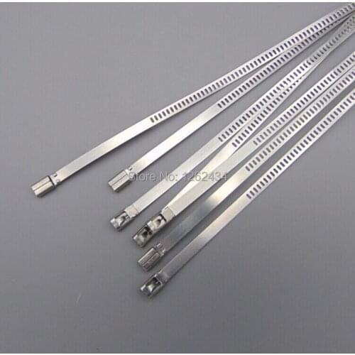 100pcs 4.6*900 STAINLESS STEEL CABLE TIES stainless steel tie bar 4.6*900mm