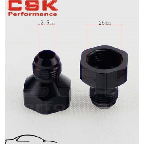 2PCS 12AN AN12 FEMALE to AN10 10AN MALE REDUCER EXPANDER HOSE FITTING ADAPTOR