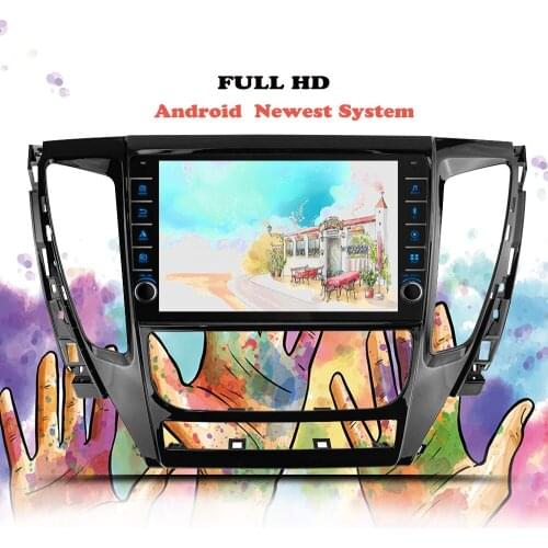 Android Multimedia Player For Mitsubishi Pajero Sport 3 2016 2017 2018 Car Radio Navigation GPS Auto 2din DVD Head Unit Cassette
