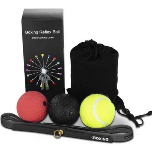 Head-mounted Boxing speed ball Fight training equipment Vent bouncy ball Magic ball Reaction ball Bouncy Ball