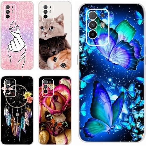 For Oppo A94 Case Cute Silicone Soft TPU Fundas Phone Back Cover For Oppo A94 5G CPH2211 Phone Cases OppoA94 CPH2203 Full Bumper