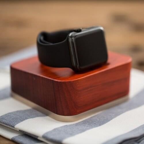 Wooden Charging Dock Station For Apple Watch series 1 2 3 holder