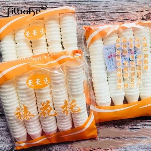 80-100Pcs Glutinous Rice Holder Cake Decorating Tools Care Rose Flower Piping Dessert Decor Kitchen Baking Tools
