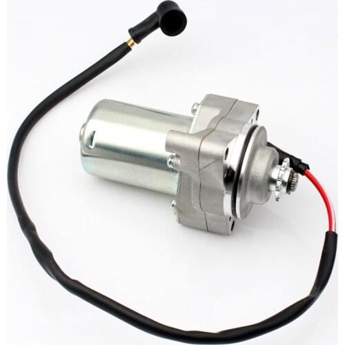 Motorcycle Electric Starter Motor 12 Teeth 3 Bolt for 4-Stroke 50/70/90/110/125Cc ATV Quad Pit Bike Motorcycle Accessories