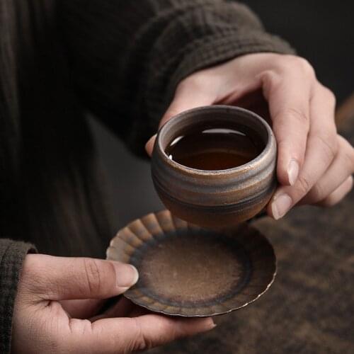 1pcs/3pcs Japanese Style Ceramic Coffee Cup Porcelain Personal Single Pottery Tea Cups Drinkware Wine Mug Water mugs Wholesale