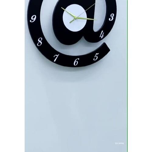 Creative wooden clock clock clock living room large wall decoration quartz clock popular products