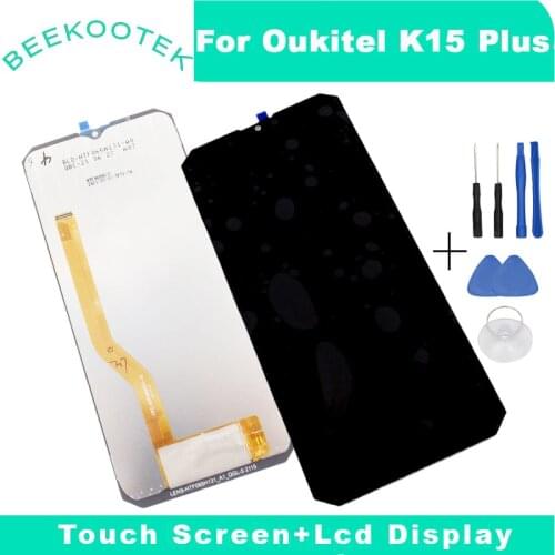 Original OUKITEL K15 plus LCD Display+Touch Screen Digitizer Assembly LCD+Touch Digitizer Accessories For OUKITEL K15plus Phone