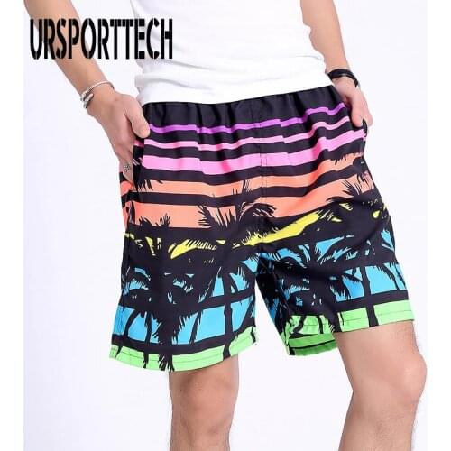 Beach Shorts Men Swimsuit Print Breathable Quick Dry Board Shorts Mens Boy Shorts Summer Swim Trunks Briefs Board Shorts For Men