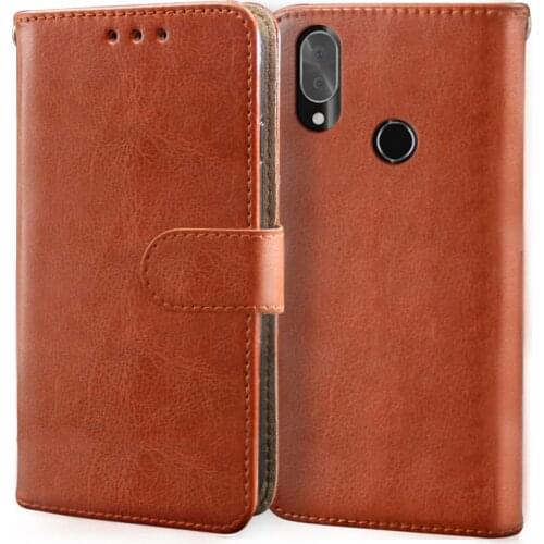 Luxury Vintage Case For Cubot X19 Case Flip Leather Wallet Card Slot Phone Coque For Cubot X19 Cover silicone