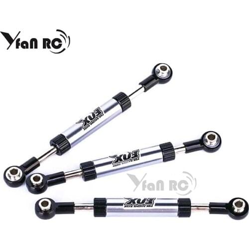 Yfan rc 1 Pcs TRX4 1/10 steering rod for SCX10 D90 adjustable steering rod simulation remote control climbing car