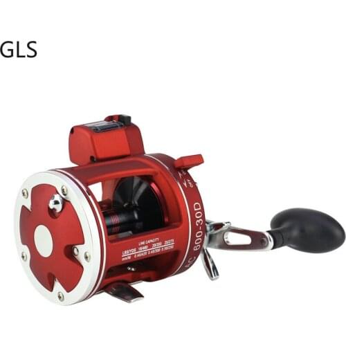 Strong Trolling Fishing Reels 12BB Drum Fishing Reel Right/Left Hand Max Drag 15kg Fishing Reel Pesca