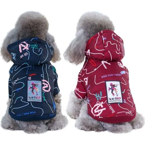 Warm Dog Clothes For Chihuahua Yorkies French Bulldog Jacket Winter Pet Puppy Coat Hooded Jacket Dogs Dachshund Pets Clothing