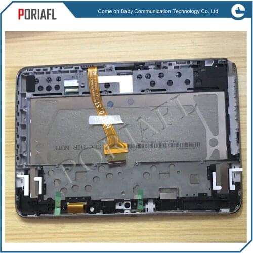 For Note 10.1 GT-N8000 LCD Display + Touch Screen digitizer Assembly With frame For N8000 screen