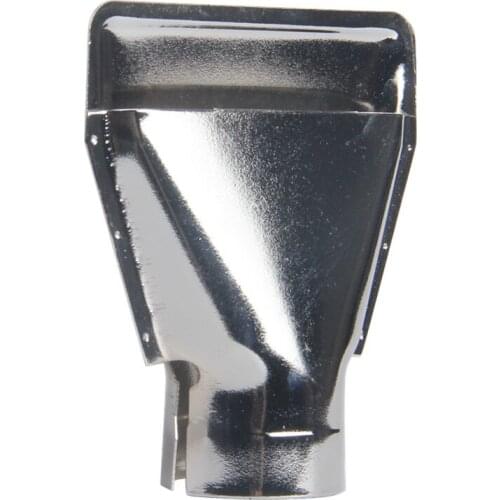 1Pc Hot Air Gun Nozzles Flat Mouth 35mm Hot Air Gun Silver For Soldering Rework for Electronic Heat Air Guns