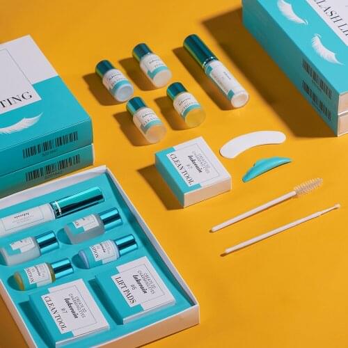 10pcs/set Semi-permanent Lash Lift Kit Eyelash Lamination Kit Styling Perming Setting Curling Lashes Lamination Eyelash Perm Set