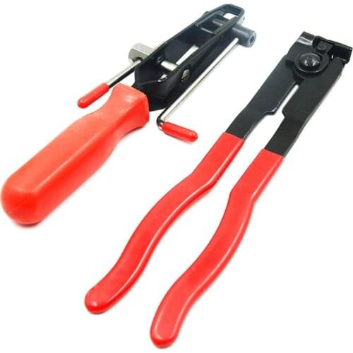 2PCS CV Joint Starter Clamp Pliers Multi-Function Band Banding Hand Tool Automobile CV Joint Boot Clamps Pliers Car Banding Tool