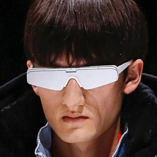 2020 Fashion Mirror Sunglasses Men Cat Eye Luxury Brand Designer Sun Glasses Small Frame Cool Mens Sunglass Black Eyewear Oculos