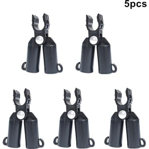 5pcs Plant Support Awning Pillar Accessories Clip Quickly Set Up Climbing Vine Bracket Plant Steel Pipe Connectors 8/11/16/20mm