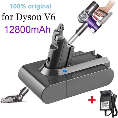 2021 12800mAh 21.6V 12.8Ah Li-ion Battery for Dyson V6 DC58 DC59 DC61 DC62 DC74 SV09 SV07 SV03 965874-02 Vacuum Cleaner Battery