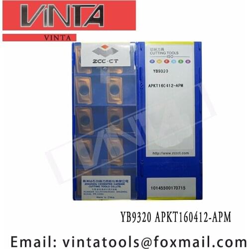 Free shipping high quality 10pcs/lots YB9320 APKT160412-APM cnc carbided milling inserts