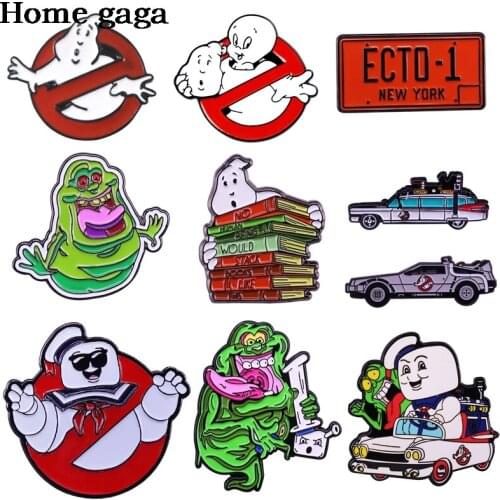 DB311 Homegaga Movie Figure Cartoon Metal Badge Brooch Pins Denim Jacket Pin Jewelry Decoration Badges for Clothes Lapel Pins